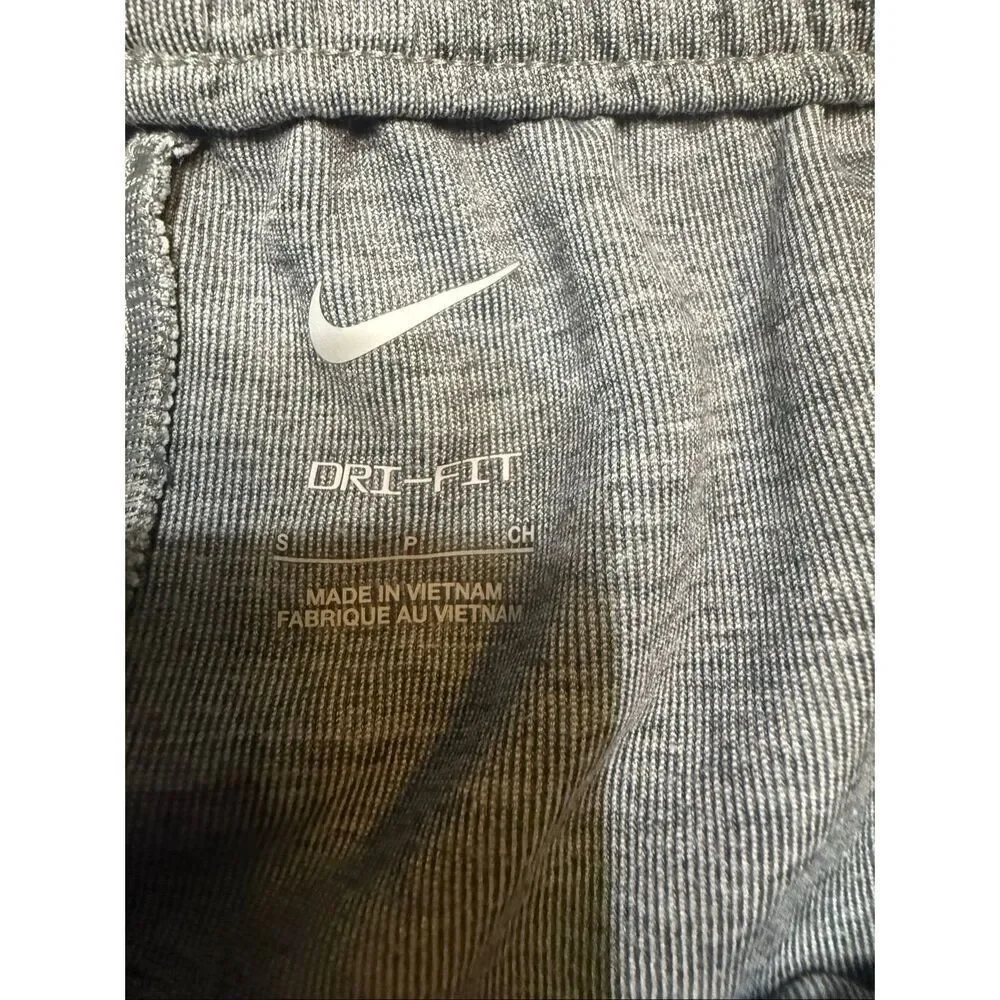 Nike Youth Dri-Fit Stock Showtime Basketball Jogger Pants Gray Black Size Small